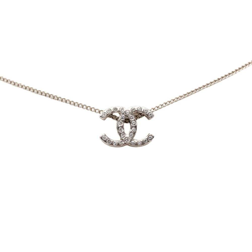 CHANEL Silver Logo Necklace - Picture 2 of 6
